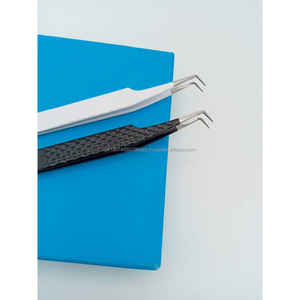 แหนบดัดขนตาสแตนเลสโค้งระดับพรีเมียม สำหรับการสร้างพัดขนตาที่ง่ายดายและควบคุมได้ - Product Image 1