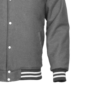 Best Manufacturer High Quality Unisex Varsity <b>Jacket</b> <b>Waterproof</b> Hooded Patchwork Cartoon Print 100% Wool Zipper Front High - Product Image 4