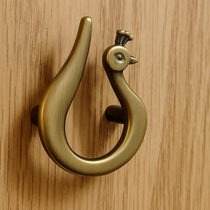 Modern <b>Brass</b> Cabinet Handle Metal Pull <b>Knob</b> for Kitchen Drawers Wardrobes Cupboards Dressers Furniture <b>Doors</b> and Home - Product Image 1