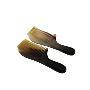 Peigne en corne de buffle 100% naturel et écologique Peignes faits à la main à vendre en vrac Peigne en corne polie au prix de gros de l'Inde - Product Image 6