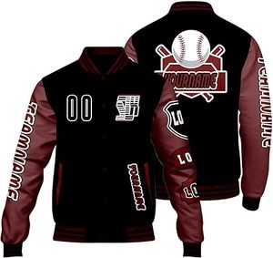 Chaqueta de Invierno Cálida y Cómoda para Hombre, Estilo Letterman, con Cuello Alto, Logotipo Frontal, Resistente al Viento, Ecológica, de Alta Calidad a un Precio Razonable - Product Image 1