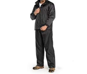 Pakistan factory made Waterproof Breathable Rain Suit for Men & Women Printed Solid Pattern Outdoor All Sport <b>Jacket</b> & Trouser - Product Image 1