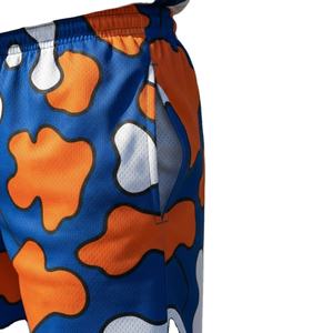 Pantalones Cortos Deportivos de Malla Transpirable para Hombre, con Logotipo Frontal de 5 Pulgadas, Estilo Urbano, Cintura Elástica, Secado Rápido, Impresión Personalizada - Product Image 5