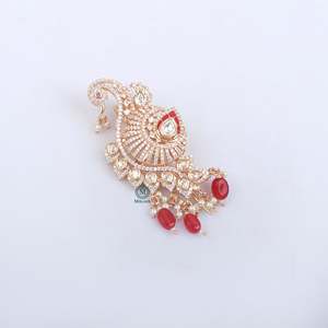 Mayur Polki Designer Kalangi Fashion Brooch - Product Image 3
