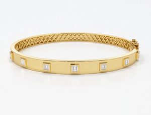 Square Cuff 925 Sterling <b>Silver</b> Gemstone 18k Gold Plated Elegant <b>Bangle</b> <b>Bracelet</b> For Women Gift - Product Image 5