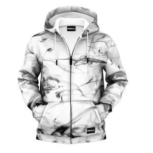 Unisex Custom Logo Full Zip up Hoodies with Sublimation Colorful Zipper <b>Hoodie</b> for Men Women Kids - Product Image 1