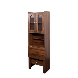 Scrivania Convertibile Multifunzione per Ufficio Domestico con Ripiano e Cassetto, Scrivania Pieghevole con Armadietto - Product Image 5