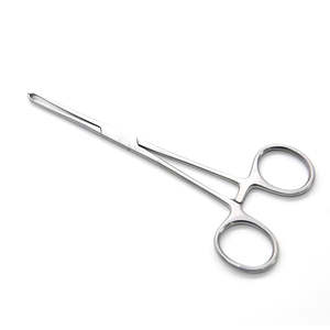 Pinza para tejidos Allis de acero Medic Instrument 17, mandíbulas de 5x6 dientes, bloqueo de trinquete, instrumento quirúrgico para uso hospitalario SurgiRight - Product Image 1
