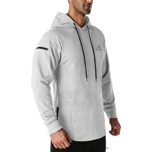 Vente directe usine 2026 – Sweat-shirts d'entraînement basiques en coton et polyester pour hommes – Vente en gros - Product Image 3