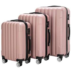 Set di valigie da viaggio multifunzionali in oro rosa di grande capacità 3 in 1 - Product Image 4