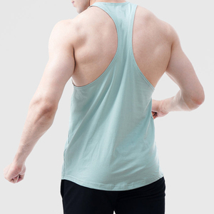 Sleeveless Casual Breathable Tank <b>Top</b> Men Pure Quality Knitted Shapewear Undershirt Athletic Adults Polyester/Cotton O-Neck - Product Image 2