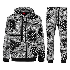 High Quality <b>Men's</b> 100% Polyester Solid Anti-Uv Heavyweight Winter Hooded Tracksuits Sets Windbreaker Customized Logo Printing - Product Image 1