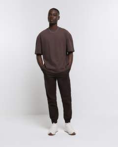 T-shirts imprimés personnalisés coupe ample avec logo – 100 % coton – Style streetwear oversize pour hommes – Grande vente - Product Image 2