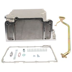 Coppa dell'olio retrò a basso profilo con piastra di tenuta per GM LS1/LS2/LS3 4.8 5.3 5.7 6.0 6.2 Quarts, compatibile con 5.7L Delivery 7L Commodore - Product Image 4