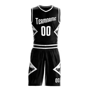 Conjunto de Uniforme de Baloncesto Personalizado, Cuello en V, Sin Mangas, Malla Sublimada Transpirable, Impresión de Nombre y Número del Equipo, Unisex para Adultos, Todas las Temporadas - Product Image 2