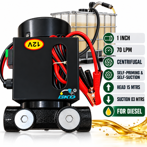 Pompe à huile GKD DC 12V 550W auto-amorçante pour transfert de diesel, modèle GKDDC70, non destinée à la carburant essence, montage mural ou sur pied. - Product Image 5