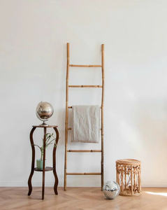 Vietnam Aesthetic Bamboo Pole Towel <b>Ladder</b> towel racks Eco-friendly 5-<b>step</b> Bamboo Folding <b>Ladder</b> for Apartment Use Lightweight - Product Image 6