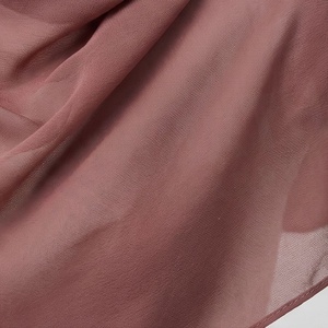 Hiyab de poliéster de color sólido para mujer, tela jersey, agradable al tacto, para uso diario, pañuelo étnico de Oriente Medio. - Product Image 5