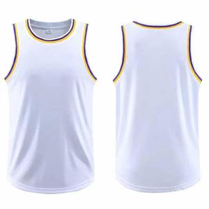 Camiseta de Baloncesto Unisex Personalizable con Estampado, Talla Grande, Spandex/Nailon, Reversible, Sin Mangas, Ajustada, Transpirable - Product Image 2