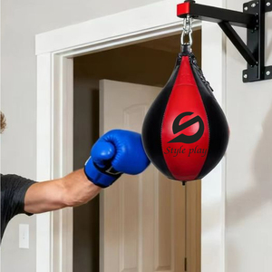 Nouveau modèle de ballon de frappe rapide double extrémité réglable en hauteur, durable, pour entraînement de gym, MMA et boxe, avec options personnalisables - Product Image 2