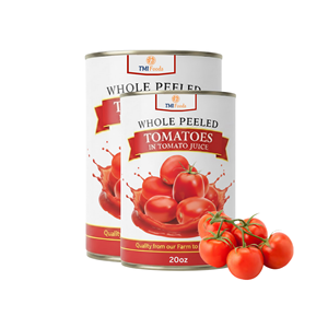 Tomates entières délicieuses de qualité supérieure, fabriquées au Vietnam, prix compétitif, emballées en conserve de 30 oz, dans du jus de tomate. - Product Image 1