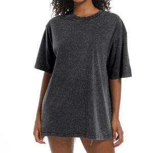 Unique Classic Design Women Ringer T Shirt Basics Cotton Blended <b>Material</b> Essential Lifestyle Apparel Clothing Acid Wash Tee - Product Image 3