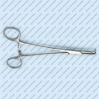 Pinces à artères Meeker à angle droit, 7 pouces, entièrement courbées, à dents délicates, pince hémostatique, instruments chirurgicaux réutilisables, CE
