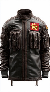 TACTICAL LEATHER <b>JACKET</b> FOR MEN - Product Image 1