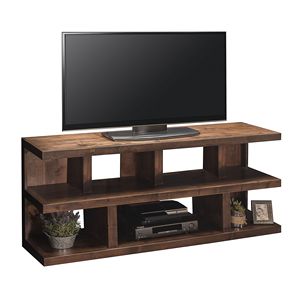 Bridgevine Home Sausalito Console per TV da 64 pollici non è richiesto alcun assemblaggio finitura whisky per TV fino a 70 pollici - Product Image 2