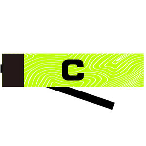 Brazaletes de Capitán de Fútbol Personalizados con Cierre de Gancho y Bucle, Brazalete Deportivo con Impresión Personalizada, Brazalete Elástico de Capitán de Fútbol - Product Image 6