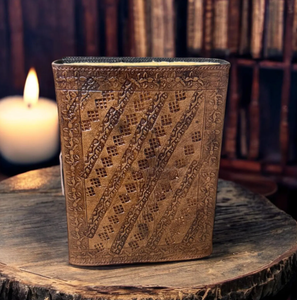 Darkhold Leather Journal: <b>Book</b> of <b>Shadows</b>, Grimoire with Lock - Product Image 3