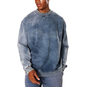 Sudadera con Capucha para Hombre, Estilo Vintage, Tejido Grueso, 100% Algodón, Lavado Ácido, Bordado Personalizado, Estilo Vintage, Lavado, Talla Grande, Básica - Product Image 6