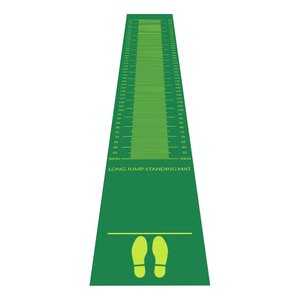 Tapis de saut en longueur antidérapant en caoutchouc pour adolescents, idéal pour la préparation et la performance sportive - Product Image 1