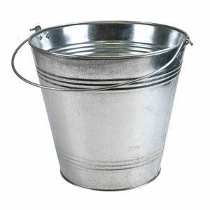 Cubos Metálicos Mini de 3L/4L/5L de Alta Calidad, Más Vendidos, para Jardinería, con Asas Metálicas, Galvanizados, Tamaño y Forma Personalizables - Product Image 3