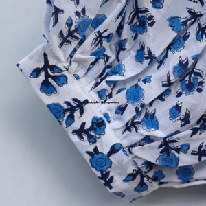 Beautiful floral Cotton Block Printed dress Dress For Casual wear Hand Block Printed Dress - Product Image 4