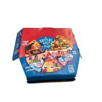 Caja de Pizza de Cartón Corrugado de la Mejor Calidad con Impresión Personalizada, Solución de Empaque Duradera Disponible a un Precio Razonable