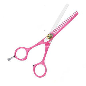 High Quality Pink Hair Thinning Scissors Professional Barber <b>Shears</b> Stainless Steel Salon Hairdressing <b>Tools</b> Made In Pakistan - Product Image 2