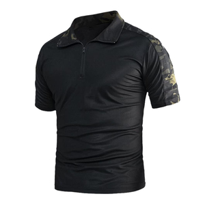 เสื้อยืดแขนสั้นลำลองระบายอากาศได้ดี พรีเมียม ย้อมสีแบบ Tactical Hunting สำหรับฤดูร้อน สไตล์เอาท์ดอร์ - Product Image 5