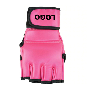 Guantes de MMA de Medio Dedo de PU con Soporte de Muñeca con Cierre de Velcro, Ligeros, para Boxeo, Unisex - Product Image 4