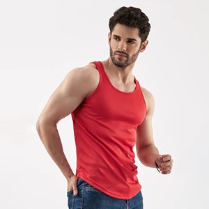 Nouvel arrivage : Débardeur stringer personnalisé pour homme, taille XL, en coton, pour la gym, le fitness, l'entraînement sans manches, idéal pour la musculation et les sports. - Product Image 4