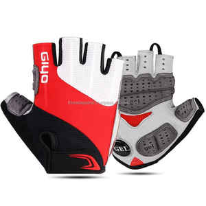 Guantes de Ciclismo de microfibra para adultos y niños Equipo deportivo de verano con cuero absorbente de golpes PU Poliéster Medio dedo - Product Image 5