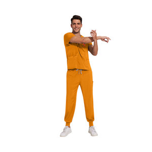 Tenue médicale professionnelle au design sophistiqué pour médecins et experts seniors, uniforme d'hôpital Smart Fit. - Product Image 3