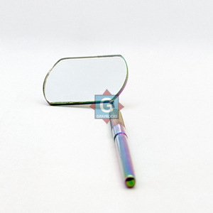 Espejo de Maquillaje Rectangular de Metal, Herramienta de Belleza para Extensiones de Pestañas - Product Image 1