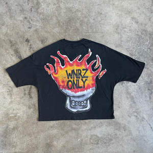 LOGOTIPO personalizado al por mayor recortada camiseta hombres Boxy camiseta gráfica camisetas peso pesado estampado Streetwear camiseta fabricantes - Product Image 2