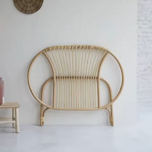 Cabecero de mimbre natural hecho a mano, muebles de cama ligeros y duraderos personalizables de Vietnam - Product Image 5