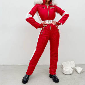 Ensemble de ski confortable avec capuche, coupe-vent personnalisé, nouveau look hiver, haute qualité, poids moyen - Product Image 3