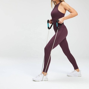 Vêtements de sport pour femmes PIHA SPORT Logo personnalisé 2026 Spandex/Polyester écologique Design tendance Leggings de yoga à séchage rapide - Product Image 6