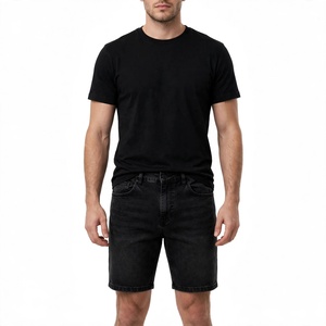 Compre Pantalones Cortos de Mezclilla Desgastados Personalizados para Hombre, Cintura Media, Cierre de Botones, Estilo Casual, Exportados de BD - Product Image 5
