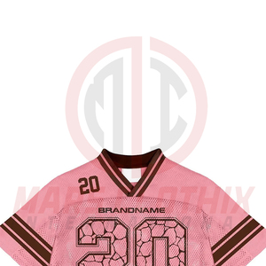Camiseta de Fútbol Americano Personalizada con Estampado de Malla, Estilo Urbano, para Adultos, Disponible en Todas las Tallas - Product Image 5