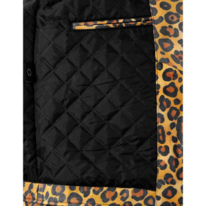 <b>Smart</b> Range Leather <b>Mens</b> Leopard Print Napa Leather Biker <b>Jacket</b> Brando Style Cross Zip Motorcycle <b>Jacket</b> OEM ODM Manufacturer - Product Image 4